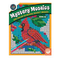 Color By Number Mystery Mosaics Book 12 Mindware Mosaic Books Coloring Books Words Coloring Book