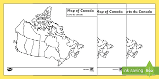 The four maritime provinces of new. Canada Map Outline English French Teacher Made Resource