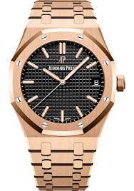 A true modern horological icon, available in our local boutiques. Audemars Piguet Royal Oak Self Winding 41mm Pink Gold Watches