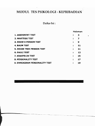 Maybe you would like to learn more about one of these? Contoh Soal Psikotes Kepribadian