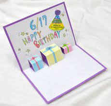 手作りバースデーカード アメリカ輸入のシール 住所 名前 お好きな文字を印刷してお届け アドレスラベルです バースデーカード カード 手作り 誕生日カード手作り飛び出す