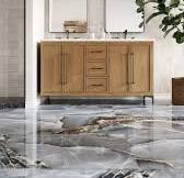 Zellige Perla Polished White Ceramic Tile | Floor and Decor