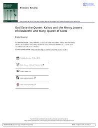 But a good way to think about kairos is to consider how rhetors try to persuade audiences based on unique timing and current events. Signed Letter By Princess Elizabeth To Queen Mary I 17 March 1554 Download Scientific Diagram