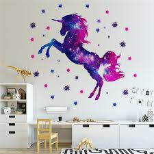 Kids — especially little girls — absolutely love unicorns. Unicorn 1 Unicorn Wall Decals Unicorn Wall Stickers Decor Birthday Gifts For Girls Kids Bedroom Decor Nursery Room Decor Home Party Favors Toys Games Wall Stickers Murals