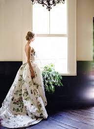 Blue Wedding Inspiration Wedding Dresses Floral Wedding Dress Wedding Dress Inspiration Green Wedding Dresses