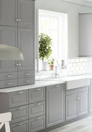 Bodbyn Ikea Kuche Grau 01 Kitchen Cabinet Design New Kitchen Cabinets Gray And White Kitchen
