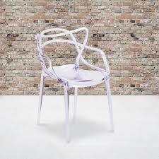 Flash Furniture Nesting Series Modern Clear Plastic Accent Chair Lowes Com Stacking Side Chair Flash Furniture Side Chairs
