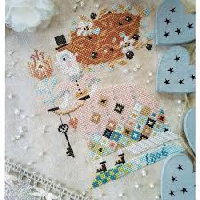 A list of cross stitch patterns and stamped stitchables available at everything cross stitch. I Give You My Heart Cross Stitch Pattern Stitched Modern