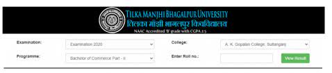 Iska result check karne ka step by step tarika niche bataya gya hai aur iske bare me vistrit jankari di gyi hai direct link ke saaath. Tmbu Part 2 Result 2021 Ba Bsc Bcom 2nd Year Result Tmbuniv Ac In Univexamresult