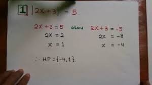 Maybe you would like to learn more about one of these? Tanpa Rumus Menyelesaikan Soal Persamaan Nilai Mutlak 1 Youtube