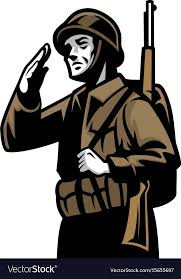 World War Soldier Royalty Free Vector Image Vectorstock Soldier Vector Images World War