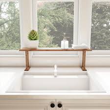 bamboo sink shelf countertop organizer