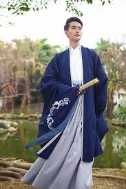 Maybe you would like to learn more about one of these? Ziseviolet Traditional Chinese Hanfu Type Yishang è¡£è£³ Men S Cross Coll Chinese Clothing Traditional Japanese Traditional Clothing Ancient China Clothing