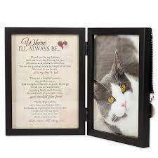 Buy cat memorials and get the best deals at the lowest prices on ebay! Where I Ll Always Be Cat Memorial Photo Frame Thoughtful Pet Memorial Gift Eulogy For Life