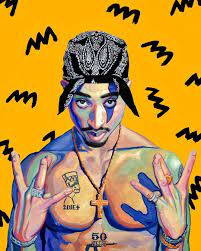 French graphic designer zaven najjar spent three months of 2013 creating imaginative representations of rap lyrics. Percikan Ludah Wallpaper Tupac Comic Tupac Shakur By Devanceart On Deviantart