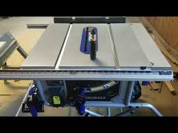 They also adjusted the sliding rip fence so it now locks into. My New Kobalt Table Saw And Admiral Miter Saw Youtube