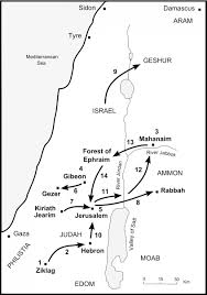 The tribes receive their land. The Bible Journey David Becomes King Of Judah And Israel