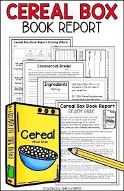 Printable Cereal Box Book Report Template Cereal Box Book Report Book Report Templates Book Report