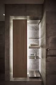 Light And Dark Playful Arrangement Bathroom In Taiwan Xie Residence Banyo Ic Dekorasyonu Luks Banyolar Modern Banyo
