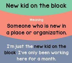 New Kid On The Block Learn English English Idioms Idioms