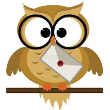 Owl Delivering a Letter stock vector ...