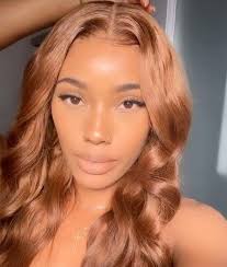 Hazel Hd Lace Ginger Wig Human Hair Ginger Brown Lace Front In 2020 Hair Color For Black Hair Honey Blonde Hair Honey Brown Hair