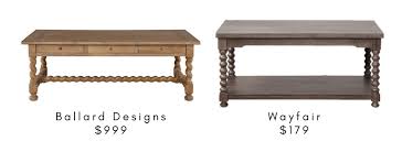 Like this white coffee table from ballard designs. Amazing Coffee Table Dupes Splurge Vs Steal On Sale Right Now