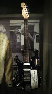 Vandalism Is Beautiful As A Rock In A Cop S Face Stored Deep Inside Me Kurt Cobain S Vandalism Guitar At The Emp Museum