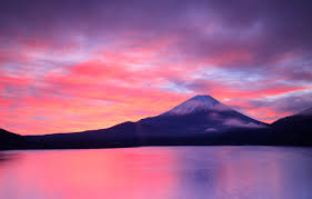 Check spelling or type a new query. Wallpaper The Sky Clouds Landscape Sunset Mountains Hills Shore Mountain The Evening The Volcano Japan Fuji Pond Fuji Lilac The Island Of Honshu Images For Desktop Section Pejzazhi Download