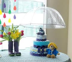 Here we'll help you find the perfect theme to kick off your new life with your baby as you explore dozens of creative baby shower theme ideas. April Showers Baby Shower Theme Centerpieces Decor Diaper Cake
