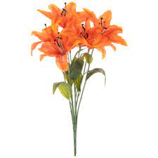Our wide selection of artificial plants, flowers and coordinating vases at next provides long lasting beauty to your garden and home. Orange Tiger Lily Bush Hobby Lobby 255869