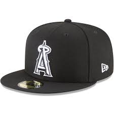 Los Angeles Angels New Era 59fifty Fitted Hat Black Fitted Hats New Era Los Angeles Angels