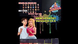 All characters unlocked in this post, i am sharing the download link of summertime saga mod apk in which you can get admin please uploud save data file for 19.0.5 and send me the link in my email email protected thank you. New Release Summertime Saga V 0 19 5 Save Data Tamat Dan Cookie Jar Full Youtube