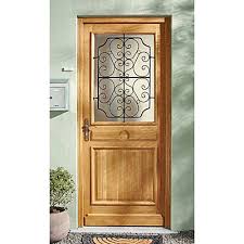 Point.p conseille une large gamme de portes d'entrée.par le choix des matériaux (acier, bois, pvc, aluminium, mixte), du design et des options décoratives, la porte d'entrée affirme votre personnalité et doit assurer isolation thermique, sonore et sécurité. Porte D Entree Bois Chene Split 90 X H 215 Cm Poussant Droit Castorama