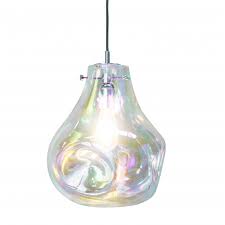 £ from a visual perspective, pendant lights come in a wide range of different sizes, both in. Modern Iridescent Glass Ceiling Pendant Light Lighting Company