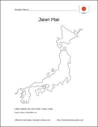 Use a student atlas and our list of places or one of the ideas to practice map skills. Learn About Japan With A Free Printables Set Japan Map Japan For Kids Japan Crafts