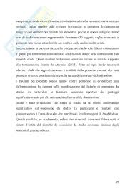 Tesi Magistrale Psicologia