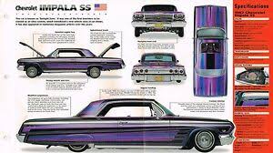 $3,600 (sfo > hayward / castro valley) pic hide this posting restore restore this posting. 1962 Chevrolet Impala Ss Lowrider Datenblatt Prospekt Ebay
