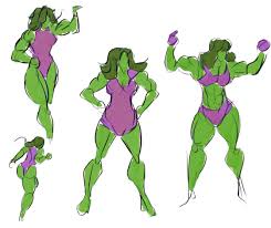 Some She-Hulk sketches! : rshehulk