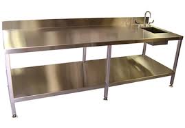 Since the wooden frames almost always previous a great deal for a longer time compared to the. Stainless Steel Kitchen Prep Table With Sink Endurasteel Stainless Steel Tables