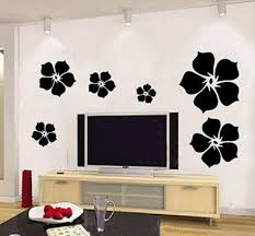 Walldecals.com is your home for quality wall decals and wall stickers at reasonable prices. Black Flower Wall Decal Stickers Bedroom Lounge Wall Decals