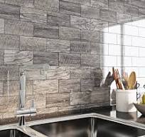 FunStick Rustic Wood Peel and Stick Backsplash Tiles for ...