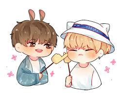 Decided to color my old chibi fanart of bts. Bts Fanart Chibi Png Images Free Transparent Free Png Images Vector Psd Clipart Templates