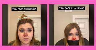 People Create Tiny Faces In Hilarious New Tiktok Trend Make You Believe Time Travel Face
