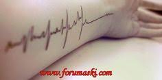 Kalp Atisi Dovme Boyun Dovmeleri Dovme Ekg Tattoo