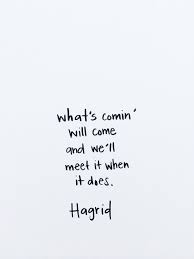 We Ll Meet It When It Does Via Therefinedwoman Words Quotes Quotes Words Albus dumbledore ― harry potter and the chamber of secrets. words quotes