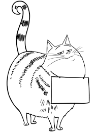 As you can see from the picture the cat is relaxed and he has closed his eyes. Free The Secret Life Of Pets 2 Coloring Pages Printable