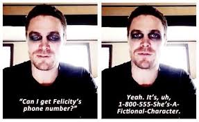 Stephen Amell S Perfect Response To Someone Asking For Felicity S Phone Number I Adore Him Arrow Arrow Cast Arrow Memes Stephen Amell Arrow