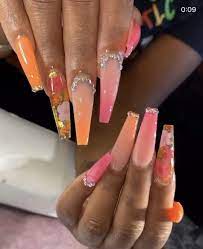 Cdiva Video In 2020 Fire Nails Best Acrylic Nails Cute Acrylic Nails