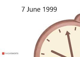 El 7 de junio es el 158.º (centésimo quincuagésimo octavo) día del año en el calendario gregoriano y el 159.º en los años bisiestos. 7 De Junio 1999 Lunes Que Sucedio En 7 6 1999 Takemeback To